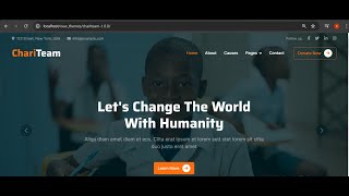 CHARITY/DONATION WEBSITE DESIGN with free source code