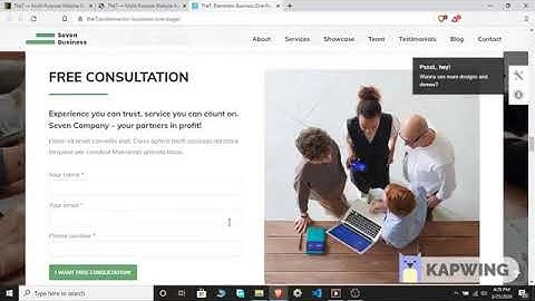 The7 Theme as a Elementor Business Website || Shortintro || Themeintro