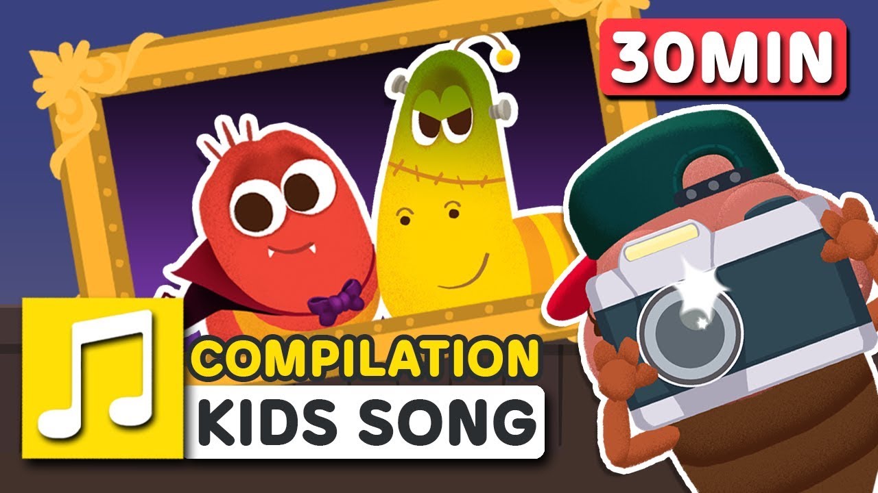 HALLOWEEN MONSTER WORLD 30MIN COMPILATION | LARVA KIDS | SUPER BEST SONGS FOR KIDS |  HALLOWEEN SONG