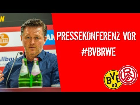 Die Pressekonferenz vor dem Auswärtsspiel gegen BVB II