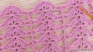 Punto Calado de Crochet Paso a Paso: ¡Ideal para Chales Ligeros y Blusas Frescas (Fácil y Rápido)!