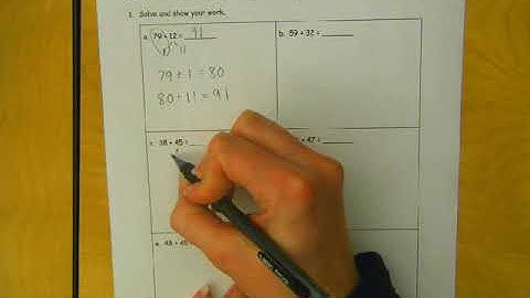 Eureka Math - 1st Grade - Module 6, Lesson 13