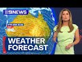 Australia Weather Update: Showers expected along east and south coasts | 9 News Australia