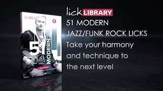 51 Modern Jazz Funk Rock Licks | Phil Short