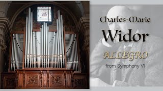 🎵 Charles-Marie Widor - ALLEGRO from Organ Symphony No.6, Op.42 - Villasanta Organ