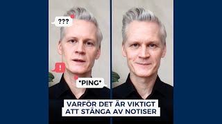 Avsnitt 5 Viktigt Att Stänga Av Notiser, Men Varför?