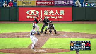08/15 統一 vs Lamigo 賽後，小鄧鄧 鄧志偉單場三支安打，包括超前分的關鍵安打