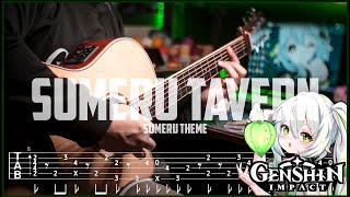 Miniatura de vídeo de "SUMERU TAVERN - Genshin Impact | Fingerstyle Guitar TAB"