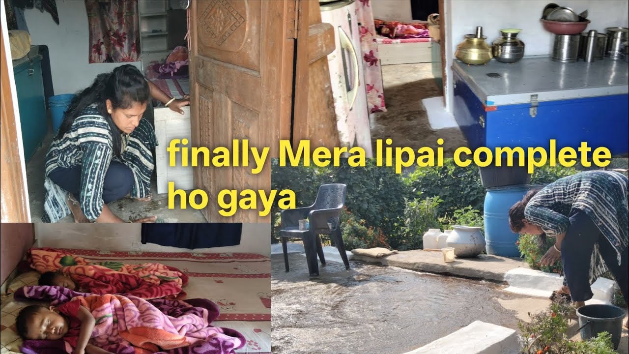 Makar Sankranti me Ghar Ko Lipai Karke Chamka Diya