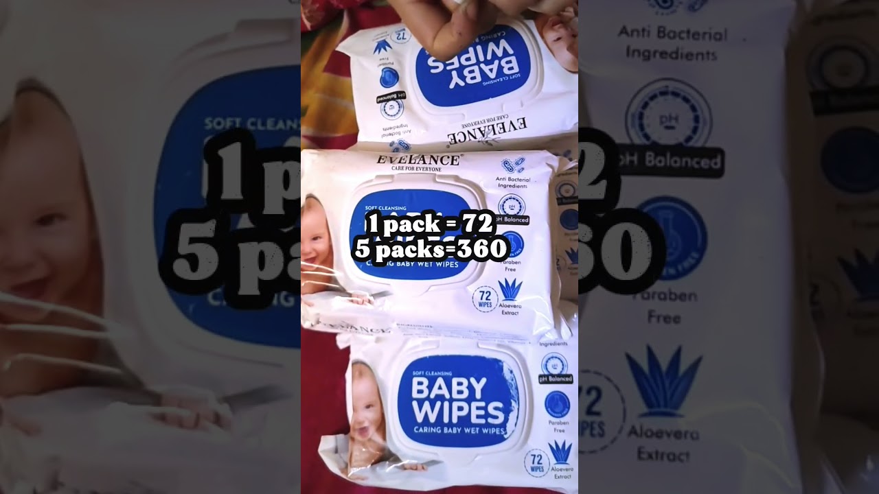 360 wet wipes for just ₹240?! 😳 Soft, skin-friendly & perfect for babies and daily use. 💚#meesho