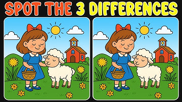 [Spot the Difference] IQ Brain TEST – Only 5% can find it!