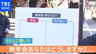 “第６派”への警戒つづく 街で聞いた・・・「新年会どうしますか？」