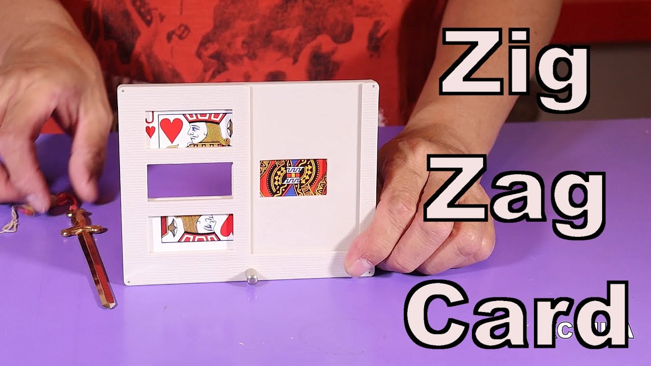 Magic Trick Zig Zag Card YouTube