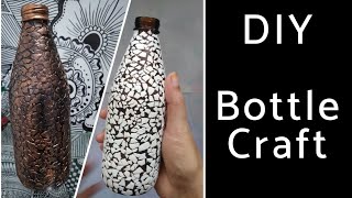 #diy | glass bottle craft for beginners egg shell mosaic art simple &
easy decoration, #rizu's flair, #10 materials glue (f...