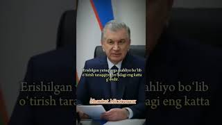 Shavkat Miromonovich Mirziyoyev O'zbekiston Respublikasi Prezidenti