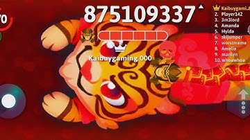 Snake.io modmenu gameplay #189 - world record