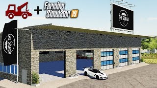 FS19- BUILDING MY OWN REPO SHOP! BUYING WORK TRUCKS, TRAILERS & MORE