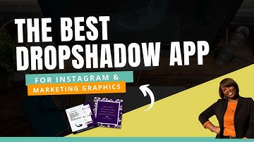 Drop Shadow App for Instagram & Marketing Graphics: (No Photoshop) Required