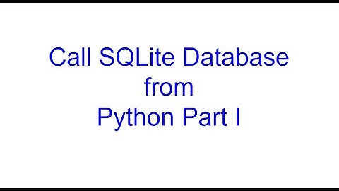 Connect Python to SQLite Databases Part 1 | Learn Python From Scratch 8 | Kovolff