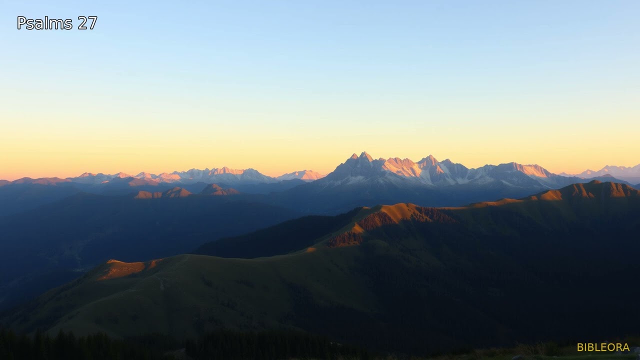 🙏 GOD'S WORD: Praise & Comfort | Scripture | Psalms, Chapter 27