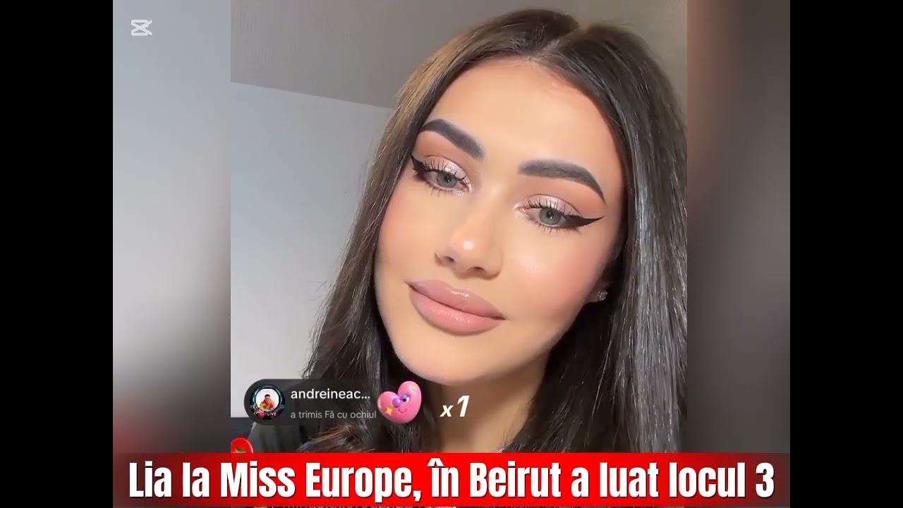 Lia a câştigat locul 3 la Miss Europe din Beirut❗️⚜️ Casa Iubirii