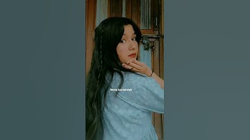 Thumbnail of messy bun hairstyle #hairstyle #messybun #korea #tutorial #bun #jk #pop #song #viral #bts #jennie#bp