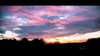 Beautiful Sunset in time lapse