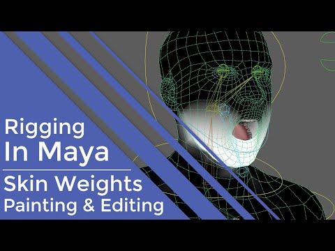 #RiggingInMaya | Part 9 | Basics | Skin Weights, Painting & Editing