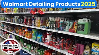 Walmart Detailing Isle in 2025. Very Interesting Stuff on the Shelves.
