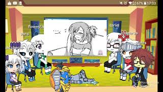 undertale react a frantastic Holiday( contém frans )