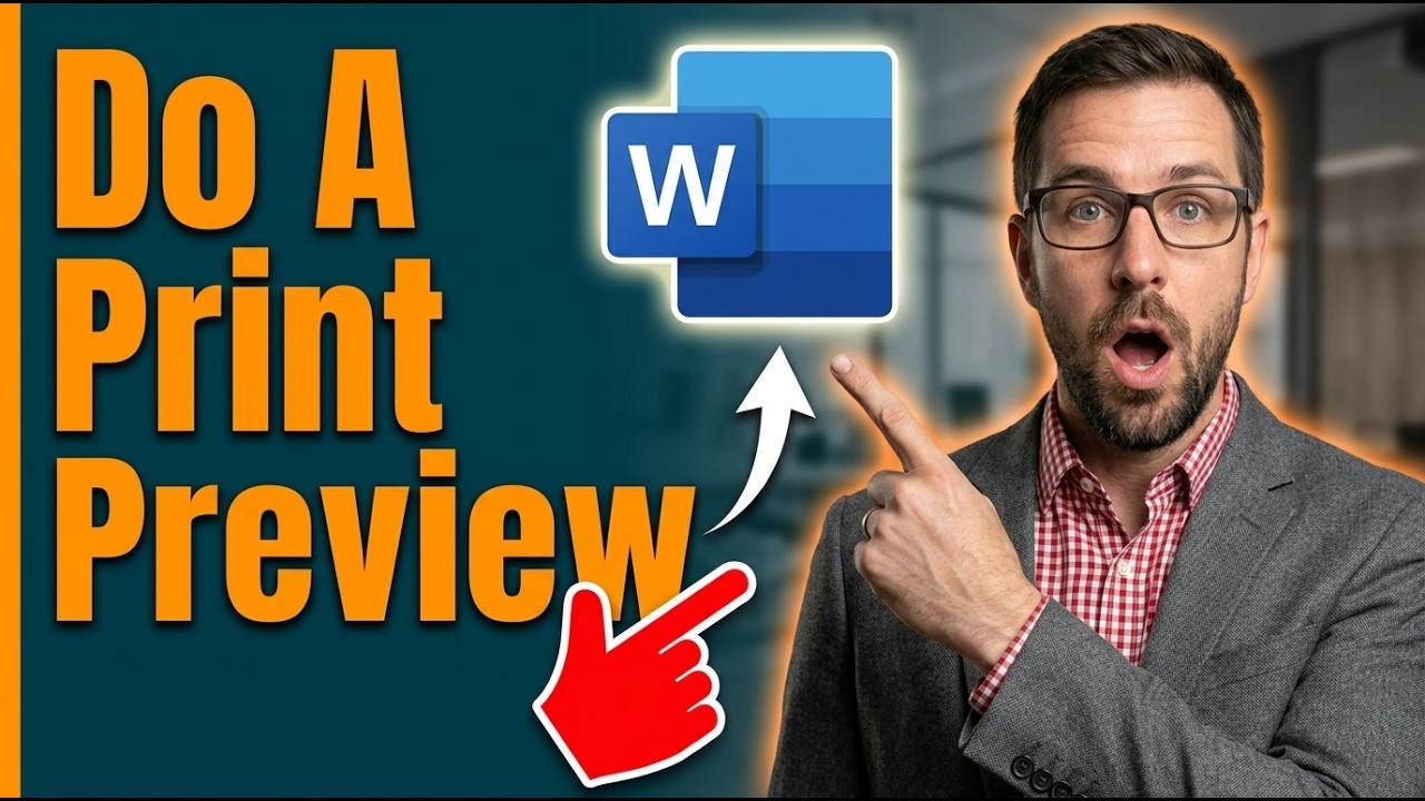How To Do A Print Preview In Microsoft Word [2026 Guide] - YouTube
