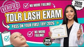 Pass This TDLR Lash Extension Exam on Your FIRST Try in 2026 ✨ No More Failing 😭
