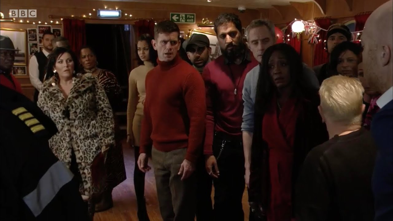 EastEnders - Tina Hears A Gunshot And The Boat Starts Sinking (17th February 2020)