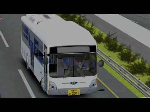 저상버스 주행 테스트와 빈페스트 계기판(Low Floor Bus Drive test and Vinfast <strong>Dashboard</strong>)[3D운전게임]