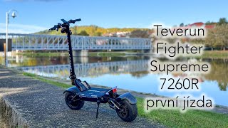 Teverun Fighter Supreme 7260R - doslova šílenost na dvou kolech 😲. První jízda 🛴