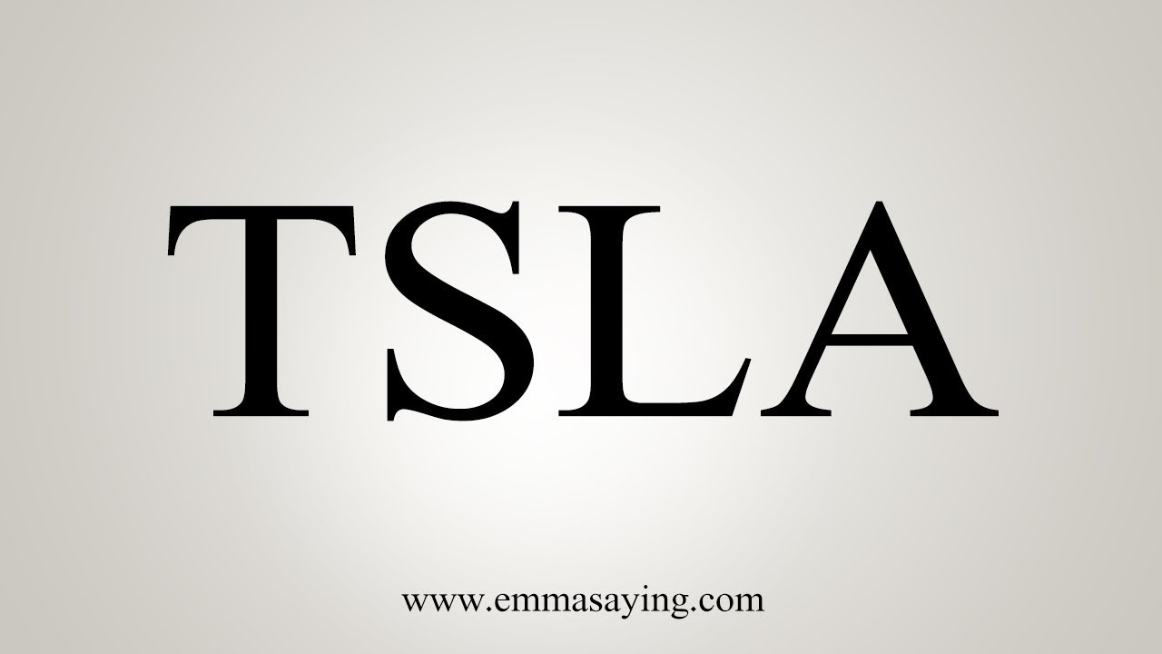 how to say in english jamun How To Pronounce TSLA