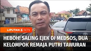 Saling Ejek di Media Sosial, Dua Kelompok Remaja Putri di Palembang Tawuran | Liputan 6