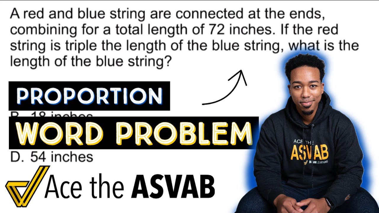 ASVAB Arithmetic Reasoning Ratio And Proportion Word Practice Test ASVAB Arithmetic Reasoning Ratio And Proportion Word Practice Test