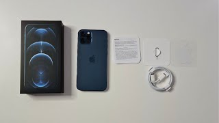 Iphone 12 pro 256Gb  Pacific Blue Unboxing