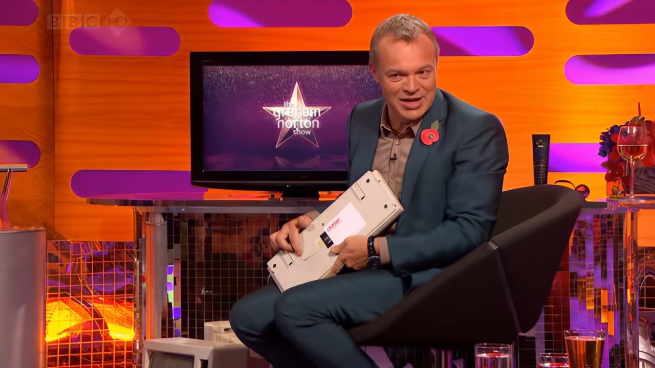 That time the Amstrad PCW8256 guest starred on The Graham Norton Show