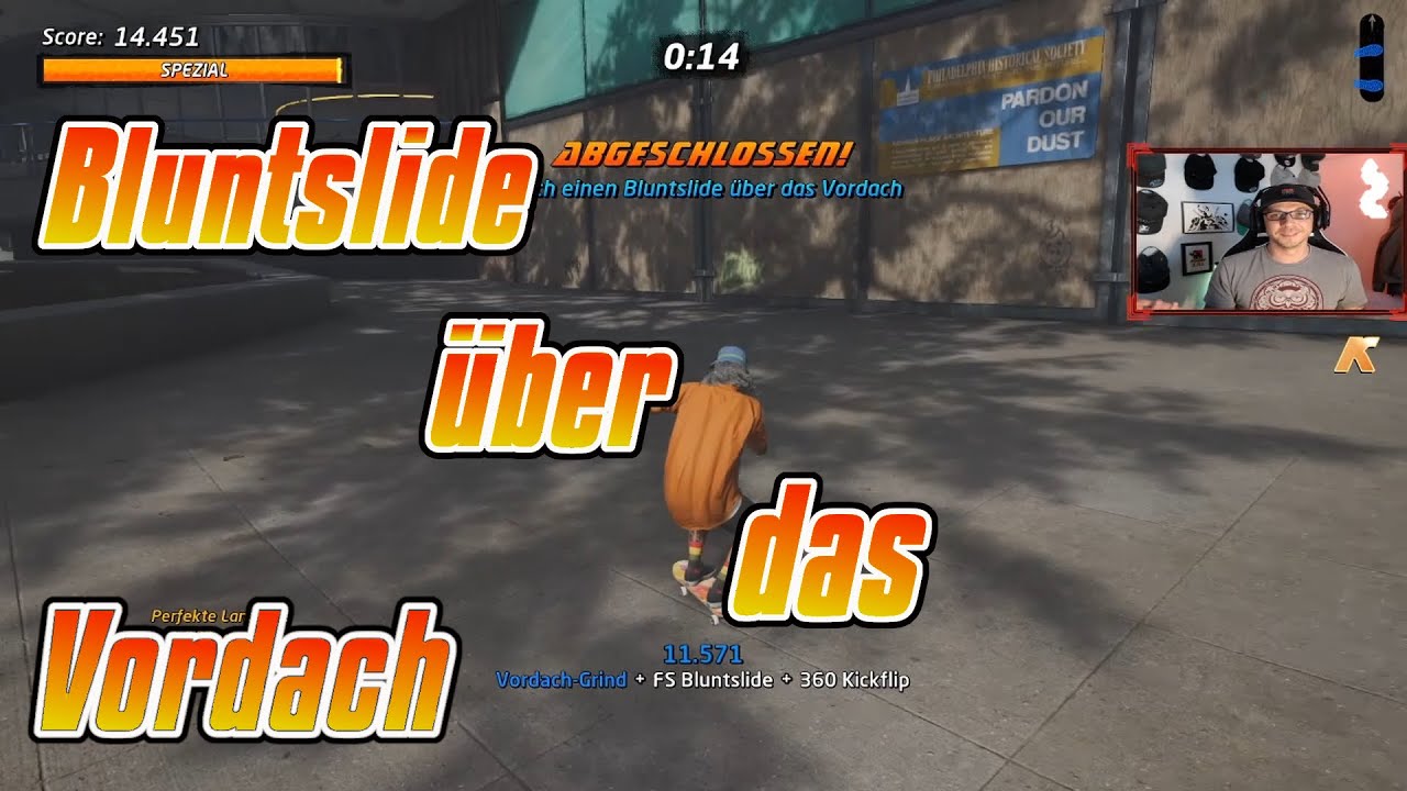 Bluntslide Tony Hawk 2 Ps4 Tastenkombination PHILADELPHIA PENNSYLVANIA TUTORIAL // Bluntslide über das Vordach