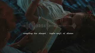 everything has changed - taylor swift, ed sheeran (sped up)