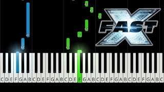 FAST X - Angel Pt. 1 - EASY Piano Tutorial (NLE Choppa, Kodak Black, Jimin, JVKE, Muni Long)