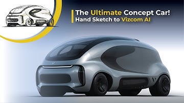 Crafting the Ultimate Concept Car! Hand Sketch to Vizcom AI Journey