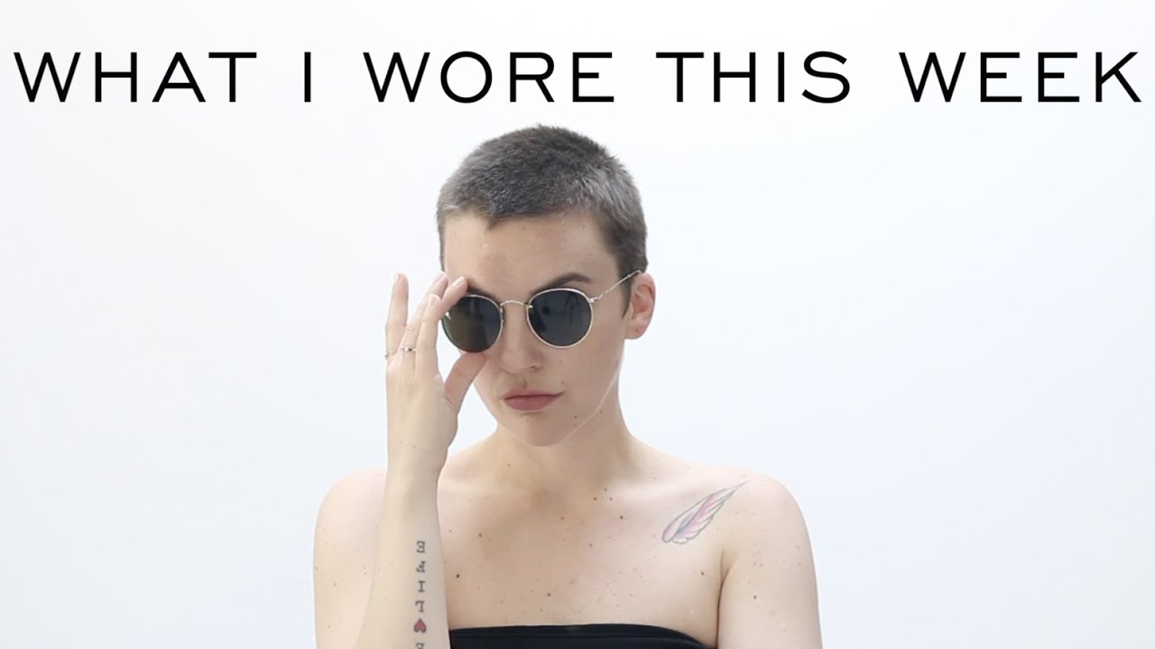 What I Wore this Week with my newly shaved head Women's Minimalist