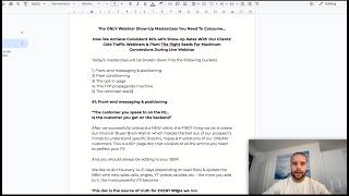 The only webinar SHOW RATE masterclass you need (35-40% on cold traffic)