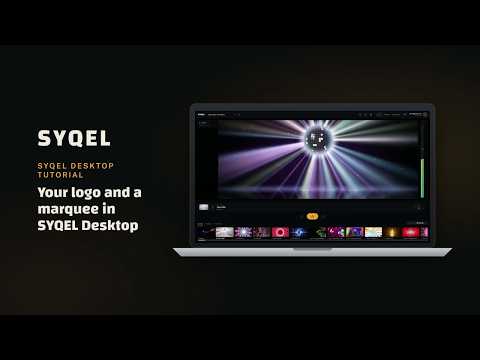 Brand your DJ set: logo and scrolling text