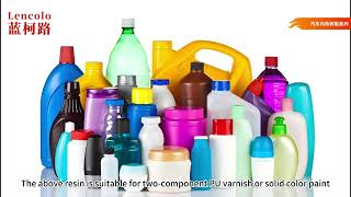 ood Adhesion PU Resin for Two-component PU varnish or solid color paint, flash paint, UV primers