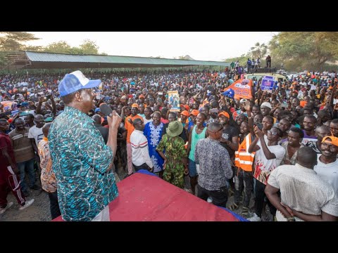 Raila aahidi kutatua suala la ukosefu wa usalama Turkana, kuleta maji ya kutosha kwa wafugaji