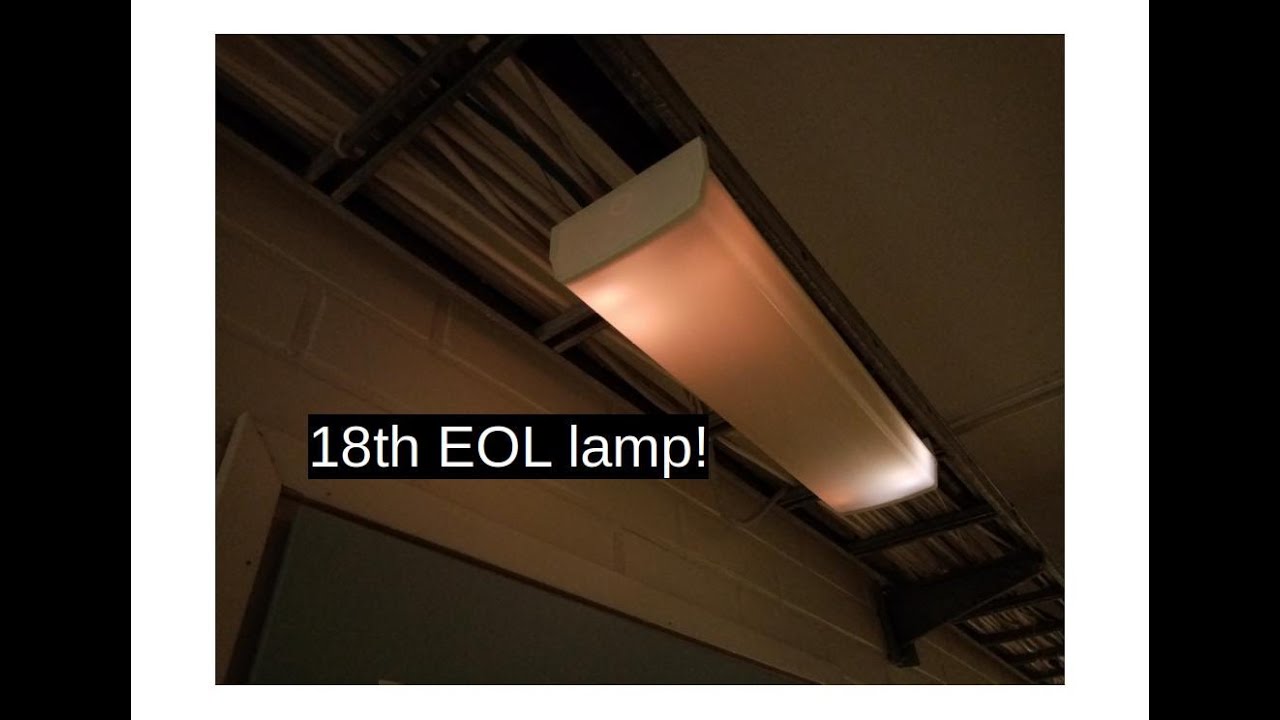 EOL fluorescent tube 18 Unknown 18w T8 2 (Now with stuck starter